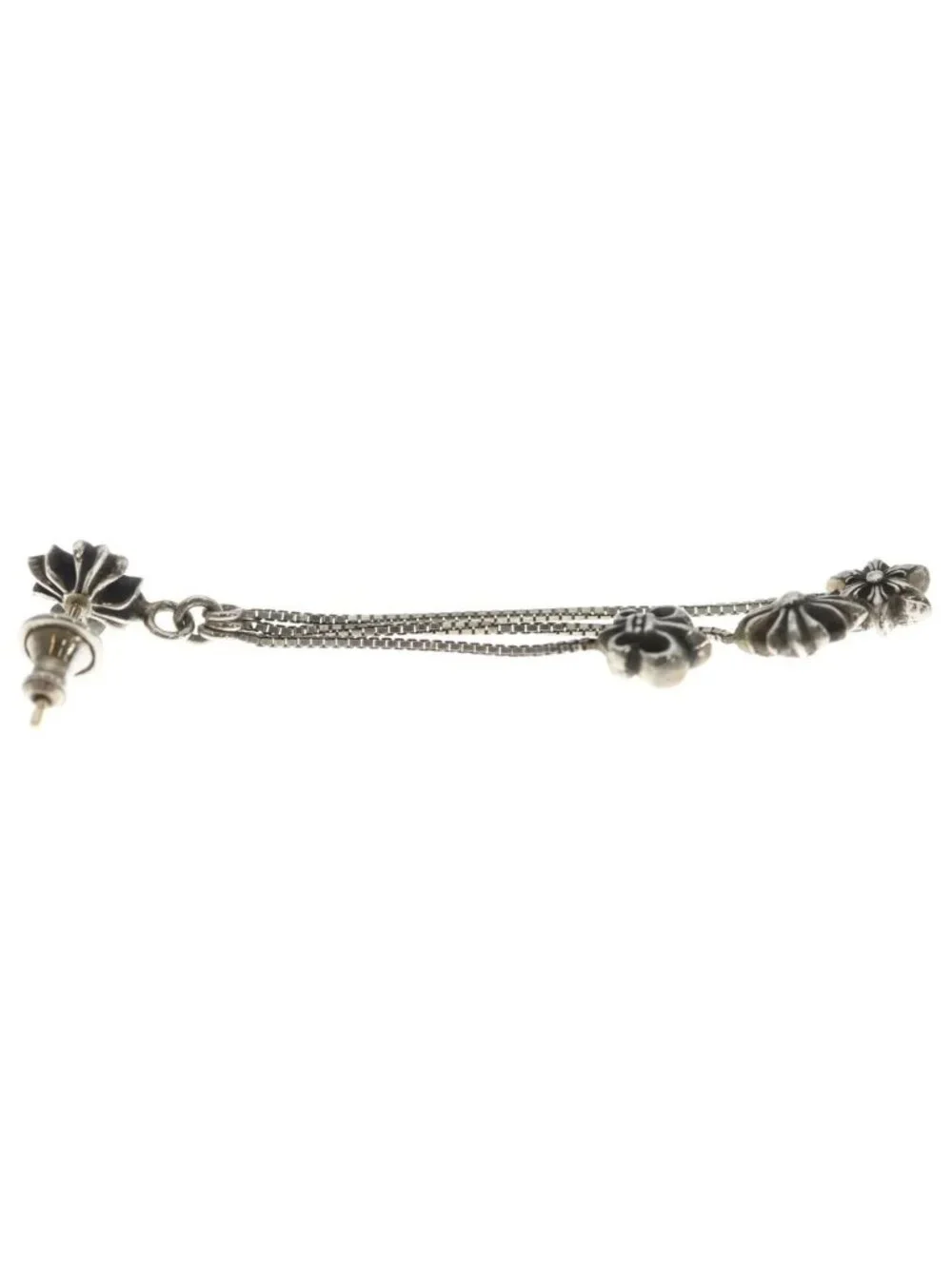 Chrome Hearts Jojo PST Pls L Jojoearrings for Right Ear Silver Earring
